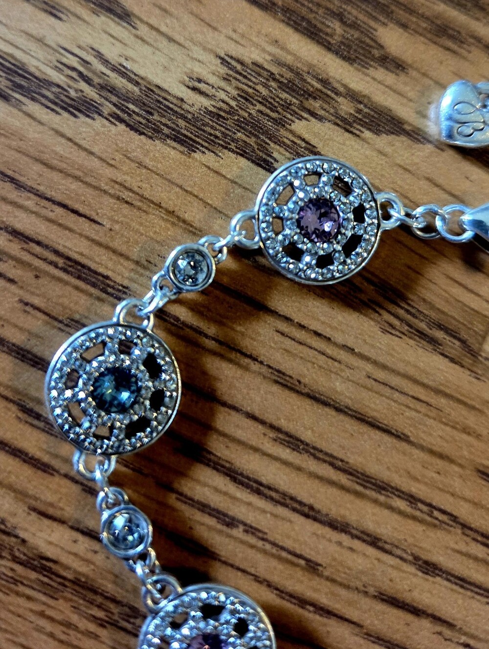 💐BRIGHTON "Illumina" Crystal And Silver Petite Link Bracelet SWEET AND SPARKLY! - Picture 5 of 8